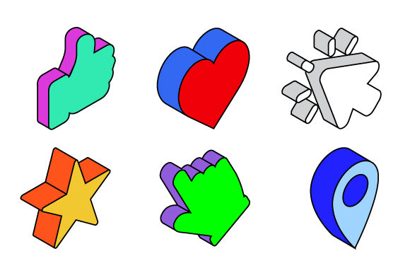 3D Isometric Social Media Illustrations & Graphics Review