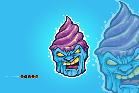 Angry Ice Cream Zombie Graphics & Illustrations Review
