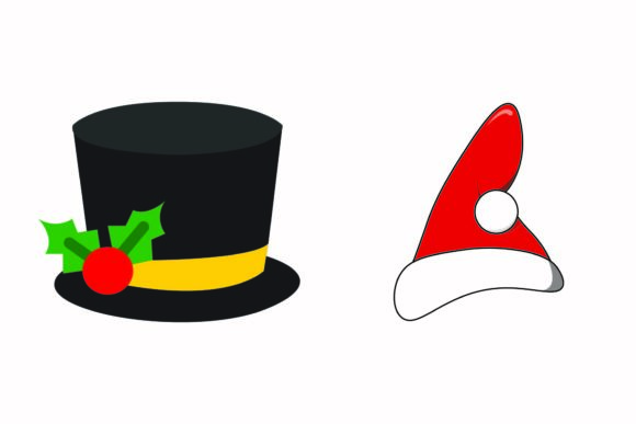 Christmas Cap Accessories Illustrations Review