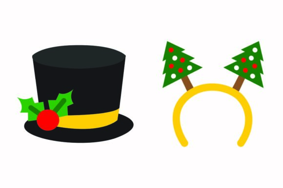 Christmas Cap Headband Graphics and Illustrations Review