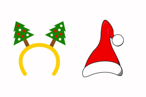 Christmas Hat Costume Illustrations: Festive Graphics Review