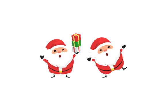 Christmas Santa Illustrations Set Design Review