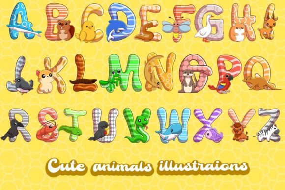 Cute Animals Illustrations: Graphics for Crafters