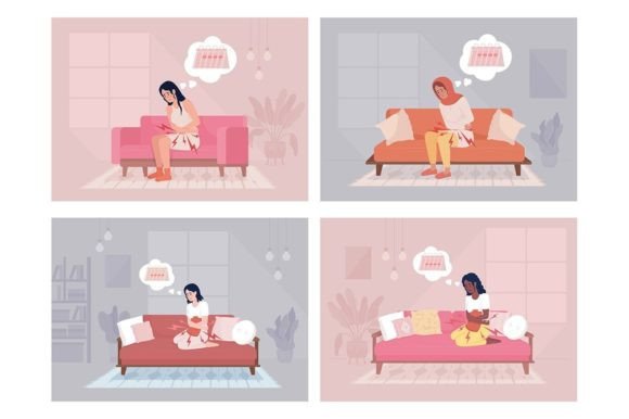 Dysmenorrhea Graphics: Reviewing Medical Illustrations