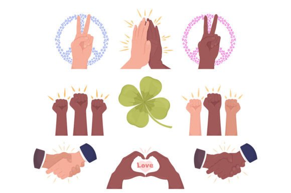 Hand Gestures Graphics & Illustrations Review