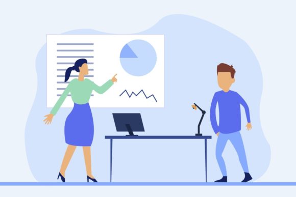 Office Work Illustrations: Graphics for Modern Branding