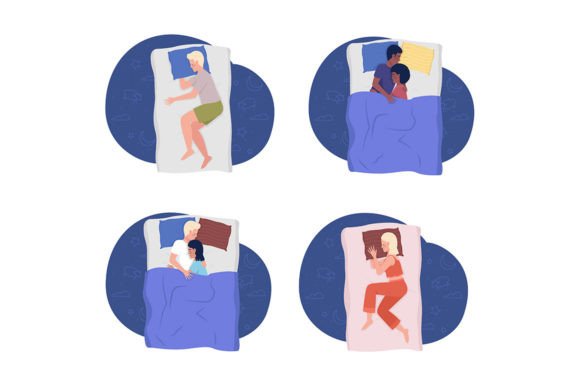 Sleeping People Graphics: Editorial Illustrations Review