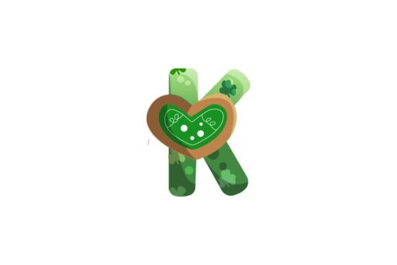 St Patrick Icon Alphabet K Graphics & Illustrations