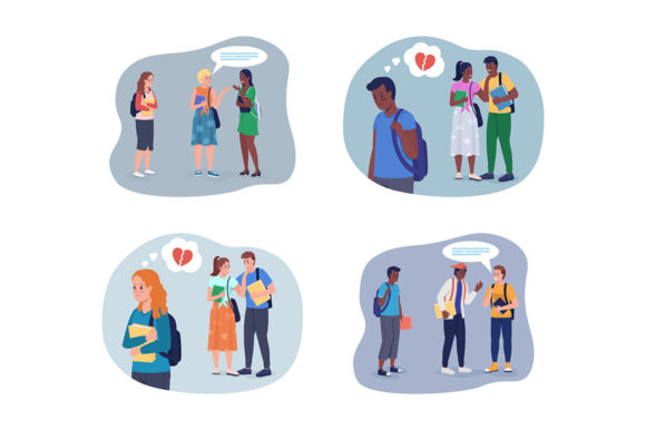 Teenagers Vector Graphics: Editorial Illustrations Review