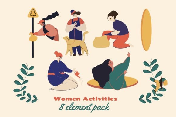 Women Illustrations Pack: A Designer’s Stitch Test
